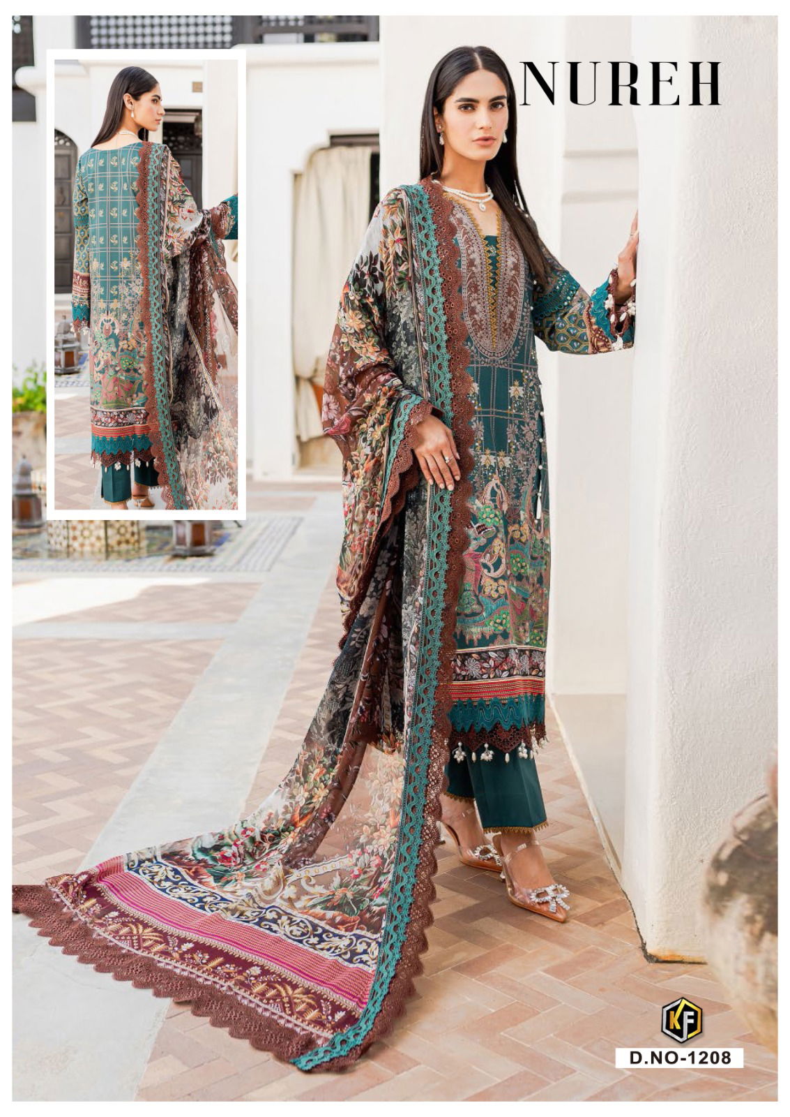 Keval Nureh Vol 12 Karachi Cotton Dress Material Catalog
